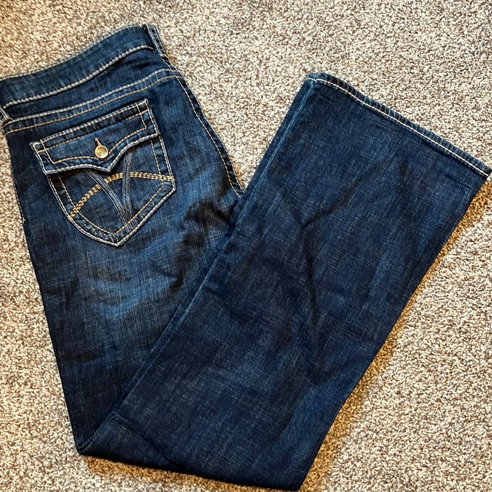 Kut from the Kloth high rise bootcut jeans